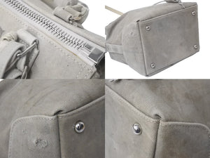 READY MADE レディメイド ジムバック 2wayハンドバッグ RE-CO-WH-00-00-00 コットンキャンバス カーキ シルバー金具 中古 62955