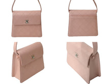 Load image into Gallery viewer, CHANEL シャネル ワイルドステッチ ハンドバッグ トップハンドル 5番台 ラムスキン ピンク シルバー金具 美品 中古 62959