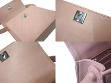 Load image into Gallery viewer, CHANEL シャネル ワイルドステッチ ハンドバッグ トップハンドル 5番台 ラムスキン ピンク シルバー金具 美品 中古 62959