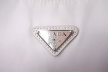 画像をギャラリービューアに読み込む, PRADA プラダ リ版 2005 ハンドバッグ 未使用 1NE204 ナイロン レザー ピンク シルバー金具 中古 62962 