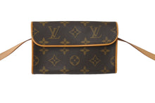 Load image into Gallery viewer, LOUIS VUITTON ルイヴィトン ウエスト ショルダーバッグ M51855 モノグラム ポシェットフロランティーヌ ブラウン 美品 中古 62971