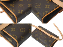 Load image into Gallery viewer, LOUIS VUITTON ルイヴィトン ウエスト ショルダーバッグ M51855 モノグラム ポシェットフロランティーヌ ブラウン 美品 中古 62971