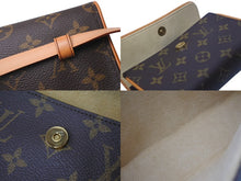 Load image into Gallery viewer, LOUIS VUITTON ルイヴィトン ウエスト ショルダーバッグ M51855 モノグラム ポシェットフロランティーヌ ブラウン 美品 中古 62971
