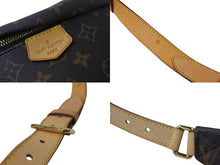 Load image into Gallery viewer, 極美品 LOUIS VUITTON ルイヴィトン ボディバッグ M43644 バムバッグ ブラウン モノグラムキャンバス 中古 62974