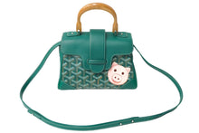 Load image into Gallery viewer, 極美品 GOYARD ゴヤール サイゴンミニソフトバッグ 2WAYハンドバッグ トップハンドル グリーン シルバー金具 中古 62979