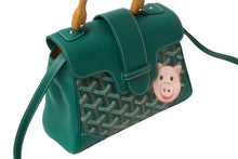 Load image into Gallery viewer, 極美品 GOYARD ゴヤール サイゴンミニソフトバッグ 2WAYハンドバッグ トップハンドル グリーン シルバー金具 中古 62979