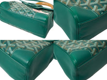 Load image into Gallery viewer, 極美品 GOYARD ゴヤール サイゴンミニソフトバッグ 2WAYハンドバッグ トップハンドル グリーン シルバー金具 中古 62979