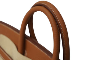 新品未使用 HERMES エルメス ハンドバッグU刻印 バーキン25 ゴールド シルバー金具 トゴ 中古 62982