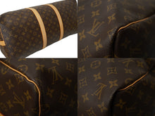Load image into Gallery viewer, LOUIS VUITTON ルイヴィトン キーポルバンドリエール55 M41414 ボストンバッグ モノグラムキャンバス ブラウン 美品 中古 62985