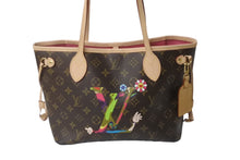 Load image into Gallery viewer, 極美品 LOUIS VUITTON ルイ ヴィトン 村上隆 モノグラム ネヴァーフル PM ハンドバッグ M95559 ブラウン マルチカラー 中古 62986