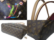 Load image into Gallery viewer, 極美品 LOUIS VUITTON ルイ ヴィトン 村上隆 モノグラム ネヴァーフル PM ハンドバッグ M95559 ブラウン マルチカラー 中古 62986