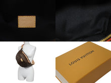 Load image into Gallery viewer, 新品未使用 LOUIS VUITTON ルイヴィトン ボディバッグ M43644 バムバッグ ブラウン モノグラムキャンバス 中古 62989