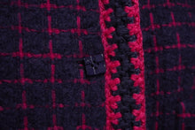 Load image into Gallery viewer, 極美品 CHANEL シャネル ロングコート P16301V09189 00Aモデル サイズ36 ウール アルパカ ネイビー ピンク 中古 62994