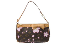 Load image into Gallery viewer, 極美品 LOUIS VUITTON ルイ ヴィトン 村上隆 ポシェットアクセソワール ポーチ M92006 モノグラムチェリーブロッサム 中古 62995