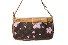 Load image into Gallery viewer, 極美品 LOUIS VUITTON ルイ ヴィトン 村上隆 ポシェットアクセソワール ポーチ M92006 モノグラムチェリーブロッサム 中古 62995