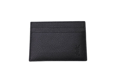 新品同様 SAINT LAURENT サンローラン カードケース ユニセックス 無地 ロゴ 687098 レザー ブラック 中古 63000