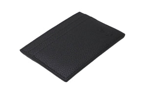 以前同様 SAINT LAURENT サンローラン カードケース ユニセックス 無地 ロゴ 687098 レザー ブラック 中古 63000 