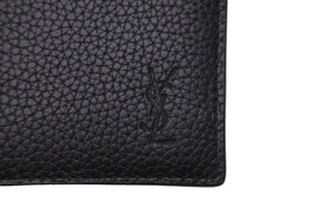 以前同様 SAINT LAURENT サンローラン カードケース ユニセックス 無地 ロゴ 687098 レザー ブラック 中古 63000 