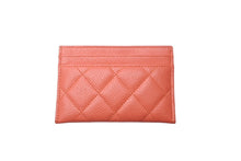 Load image into Gallery viewer, 極美品 CHANEL シャネル カードケース ココマーク ロゴ 20番台 キャビアスキン オレンジ 中古 63002