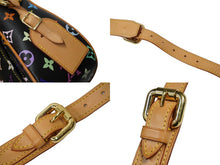 Load image into Gallery viewer, LOUIS VUITTON ルイヴィトン ショルダーバッグ M40052 ロッジGM 村上隆 ノアール ブラック マルチカラー ゴールド金具 美品 中古 63003