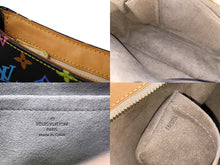 Load image into Gallery viewer, LOUIS VUITTON ルイヴィトン ショルダーバッグ M40052 ロッジGM 村上隆 ノアール ブラック マルチカラー ゴールド金具 美品 中古 63003