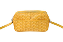 Load image into Gallery viewer, GOYARD ゴヤール カップヴェール ショルダーバッグ イエロー ヘリンボーン柄 ロゴ 斜めがけ カバン 美品 中古 63005