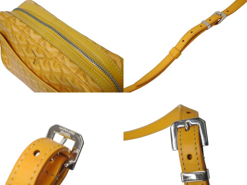 GOYARD ゴヤール カップヴェール ショルダーバッグ イエロー