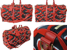 Load image into Gallery viewer, 極美品 LOUIS VUITTON ルイヴィトン キーポルバンドリエール45 ボストンバッグ M45546 モノグラムタフテッド レッド 中古 63008