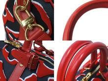 Load image into Gallery viewer, 極美品 LOUIS VUITTON ルイヴィトン キーポルバンドリエール45 ボストンバッグ M45546 モノグラムタフテッド レッド 中古 63008