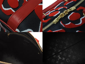 極美品 LOUIS VUITTON ルイヴィトン キーポルバンドリエール45 ボストンバッグ M45546 モノグラムタフテッド レッド 中古 63008