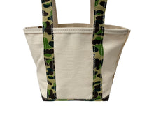 画像をギャラリービューアに読み込む, 未使用品 SAINT MICHAEL BAPE ベイプ トートバッグ S SM-YS8-0000-C32 24SS ベージュ グリーン コットン 中古 63011 正規品