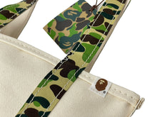 画像をギャラリービューアに読み込む, 未使用品 SAINT MICHAEL BAPE ベイプ トートバッグ S SM-YS8-0000-C32 24SS ベージュ グリーン コットン 中古 63011 正規品
