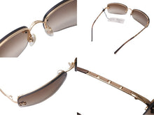Load image into Gallery viewer, 極美品 CHANEL シャネル サングラス リムレス ココマーク 65▫︎15 120 4113 c.292/13 ブラウン ゴールド金具 中古 63020