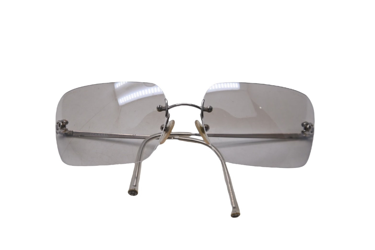 本物良品■シャネル■サングラス アイウェア 5285-A ココマーク シルバー CHANEL シャネル サングラス アイウェア ヴィンテージ ロゴ シルバー