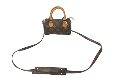 LOUIS VUITTON ルイヴィトン ミニスピーディ 2WAYハンドバッグ M41534 モノグラム ゴールド金具 良品 中古 63029