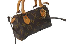 Load image into Gallery viewer, LOUIS VUITTON ルイヴィトン ミニスピーディ 2WAYハンドバッグ M41534 モノグラム ゴールド金具 良品 中古 63029
