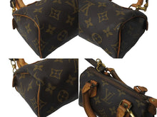 Load image into Gallery viewer, LOUIS VUITTON ルイヴィトン ミニスピーディ 2WAYハンドバッグ M41534 モノグラム ゴールド金具 良品 中古 63029