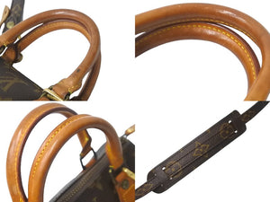 LOUIS VUITTON ルイヴィトン ミニスピーディ 2WAYハンドバッグ M41534 モノグラム ゴールド金具 良品 中古 63030
