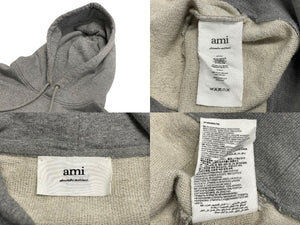 ami alexandre mattiussi アミアレクサンドレマチウシ AMI DE COEUR クラシックフィット パーカー BFUSW200.730055 美品 中古 63031