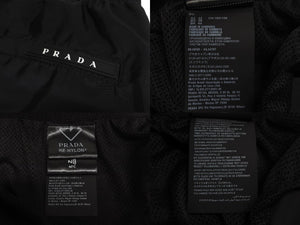 未使用 PRADA プラダ スイムウェア 水着 ACU1 2022 3160 NFCタグ RE-NYLON ナイロン ブラック サイズ52 63033 