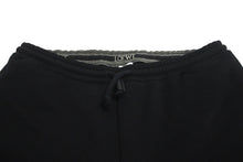 Load image into Gallery viewer, LOEWE ロエベ アナグラムジョギング スエットパンツ ブラック H526Y27X46 コットン サイズL 美品 中古 63041
