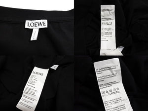 LOEWE ロエベ 半袖Ｔシャツ ポケットTシャツ 1727170 アナグラム 黒 コットン サイズ XL 美品 中古 63045