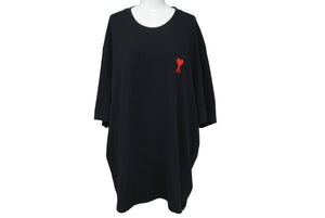ami alexandre mattiussi アミアレクサンドレマチウシ クラシックフィット Tシャツ ブラック BFUTS001.724001 美品 中古 63052 