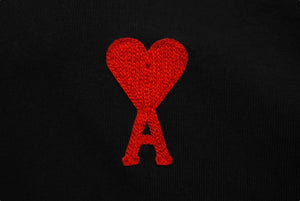 ami alexandre mattiussi アミアレクサンドレマチウシ クラシックフィット Tシャツ ブラック BFUTS001.724001 美品 中古 63052 