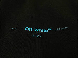 OFF-WHITE オフホワイト スウェットパンツ OMCI005F18192032 ブラック ピンク ブルー サイズL 良品 中古 63060 
