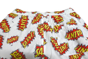 SAINT MICHAEL セントマイケル 22AW パジャマパンツ パウロゴ総柄 パジャマパンツ ホワイト SM-A22-0000-028 美品 中古 63061 