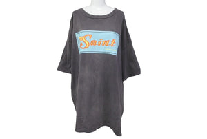 SAINT MICHAEL セントマイケル 022SS/SS TEE TROMPE LE MND 2022SS/SS 半袖 Tシャツ XXXL SM-S22-0000-014 グレー 中古 63062 