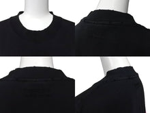 画像をギャラリービューアに読み込む, VETEMENTS ヴェトモン 23SS ユーズド加工ロゴ エンボスプリントTシャツ 23SS ブラック サイズS UE63TR740B 美品 中古 63075 