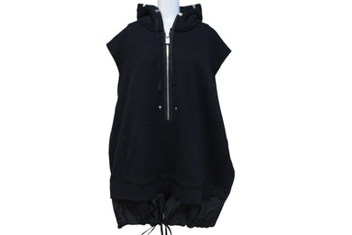 極美品 1017 ALYX 9SM 1017 アリクス 9SM ノースリーブ パーカー AAMSH0203 23SS ブラック サイズXL シルバー金具 中古 63077