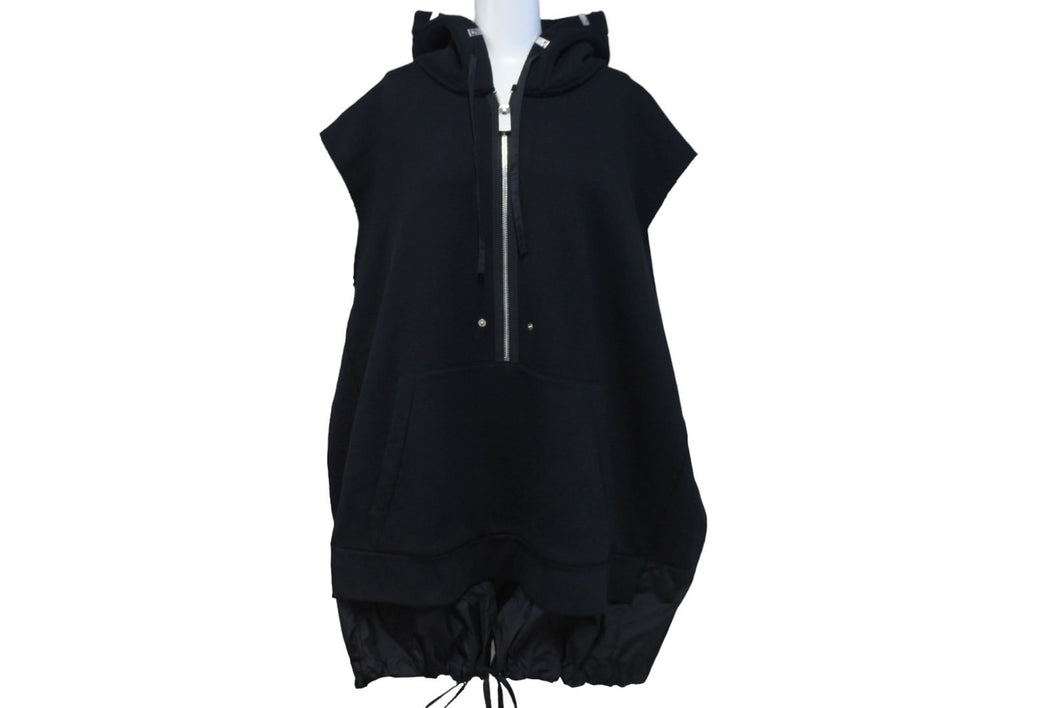 極美品 1017 ALYX 9SM 1017 アリクス 9SM ノースリーブ パーカー AAMSH0203 23SS ブラック サイズXL シルバー金具 中古 63077